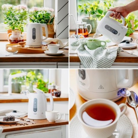 AD 1380w Czajnik elektryczny 1,0 l | strix | obrotowa podstawa |