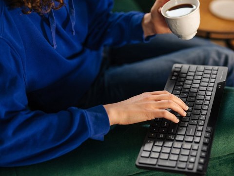 Klawiatura A4TECH FSTYLER FBK27CAS Black 2.4GHz+BT (Silent)