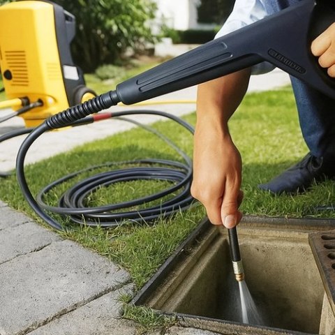 Wąż do czyszczenia rur z adapterem 20m Ruhhy 26133