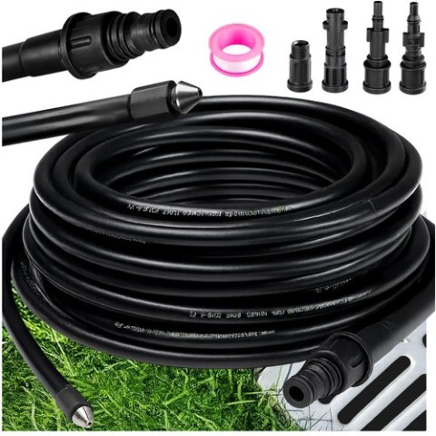 Wąż do czyszczenia rur z adapterem 20m Ruhhy 26133