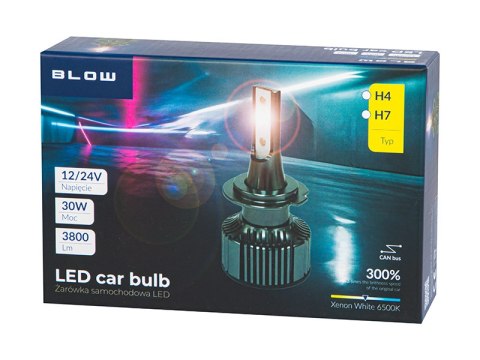 23-384# Żarówka samochodowa h7 led 12v-24v/30w