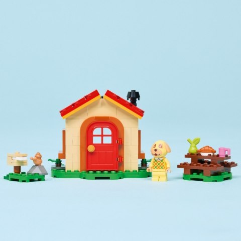 Klocki animal crossing 77058 przytulny dom goldie