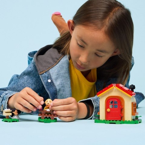 Klocki animal crossing 77058 przytulny dom goldie