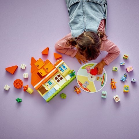 Klocki duplo bluey 10459 dom rodzinny blue z grą pamięciową