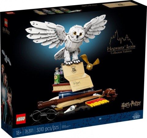 Klocki harry potter 76391 ikony hogwartu - hedwiga (edycja kolekcjonerska)