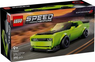 Klocki speed champions 77237 samochód sportowy dodge challenger srt hellcat