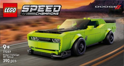 Klocki speed champions 77237 samochód sportowy dodge challenger srt hellcat