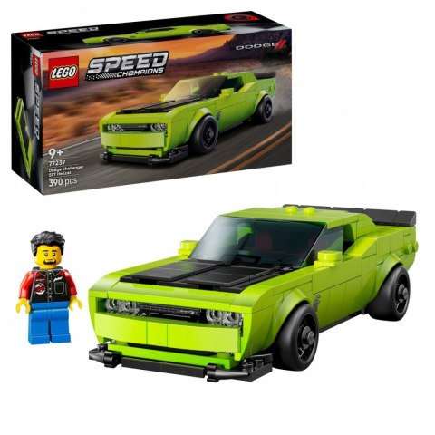 Klocki speed champions 77237 samochód sportowy dodge challenger srt hellcat