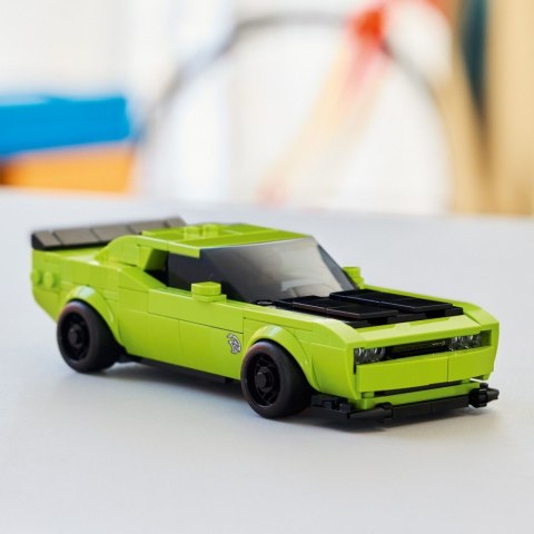 Klocki speed champions 77237 samochód sportowy dodge challenger srt hellcat