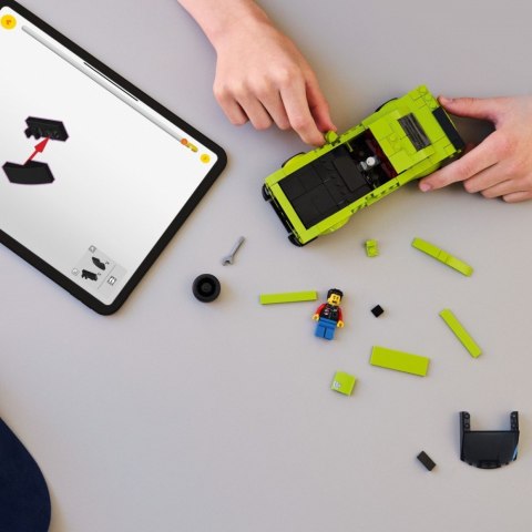 Klocki speed champions 77237 samochód sportowy dodge challenger srt hellcat