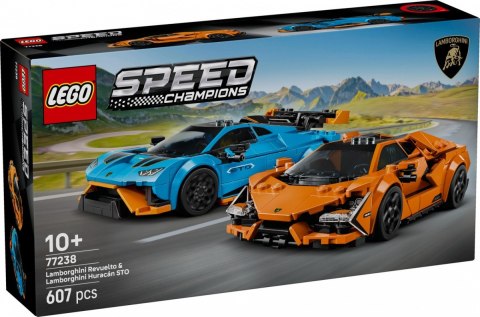 Klocki speed champions 77238 lamborghini revuelto i huracan sto