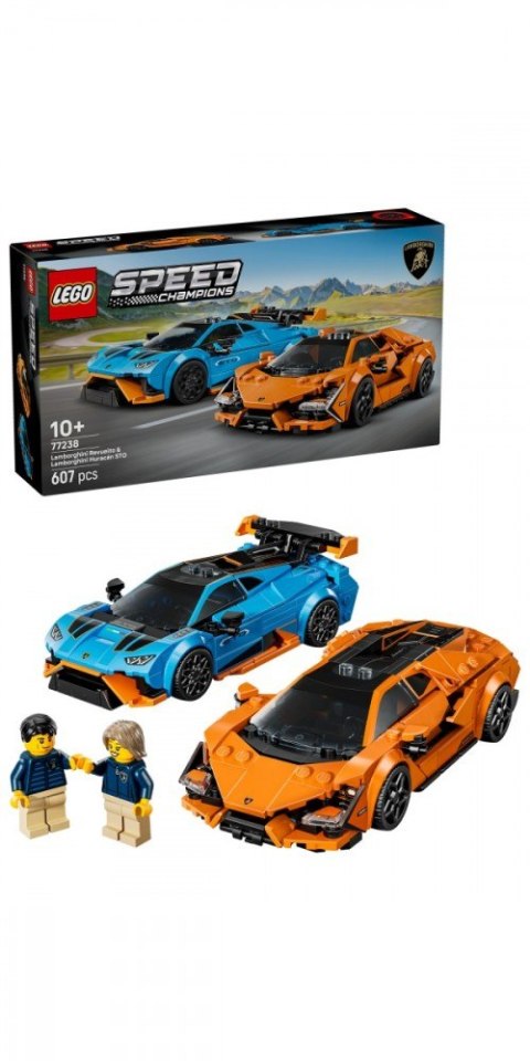 Klocki speed champions 77238 lamborghini revuelto i huracan sto