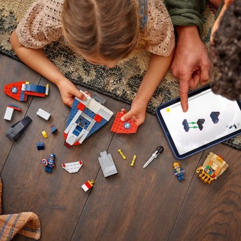 Klocki super heroes 76319 kapitan ameryka kontra thanos