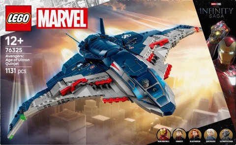 Klocki super heroes 76325 avengers czas ultrona quinjet