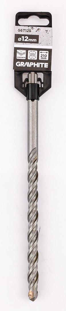 Wiertło do betonu SDS Plus z podwójną spiralą 12 x 210 mm