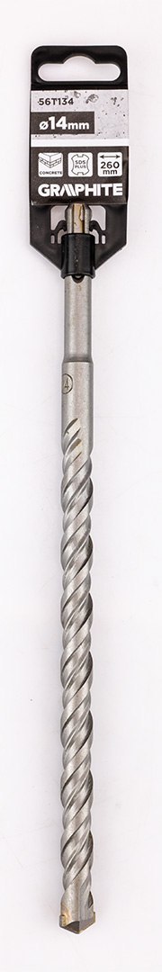 Wiertło do betonu SDS Plus z podwójną spiralą 14 x 260 mm