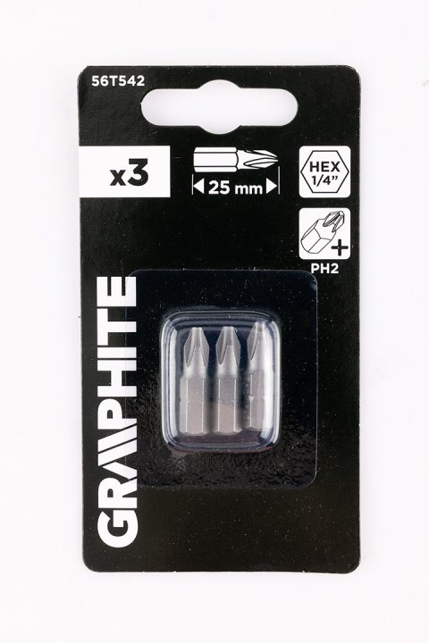Bity PH2 x 25 mm, 3 szt.