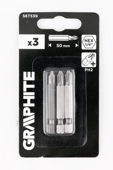 Bity PH2 x 50 mm, 3 szt.
