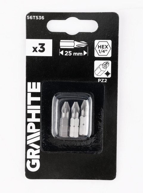 Bity PZ2 x 25 mm, 3 szt.
