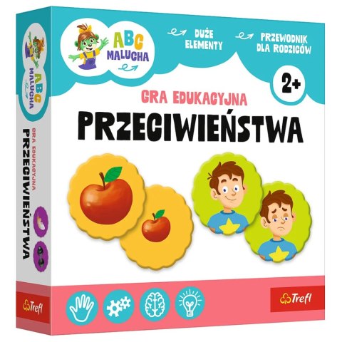 Gra dla dzieci ABC Malucha Przeciwieństwa Trefl 02908 Gra dla dzieci ABC Malucha Przeciwieństwa Trefl 02908