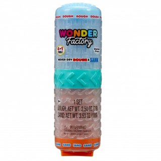 Masa plastyczna wonder factory never dry dough błękitny, pomarańczowy