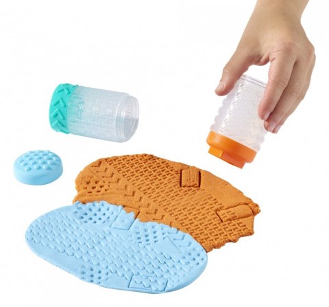 Masa plastyczna wonder factory never dry dough błękitny, pomarańczowy