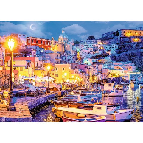 Puzzle - 1000 - Wyspa Procida nocą - Włochy - Trefl 10794