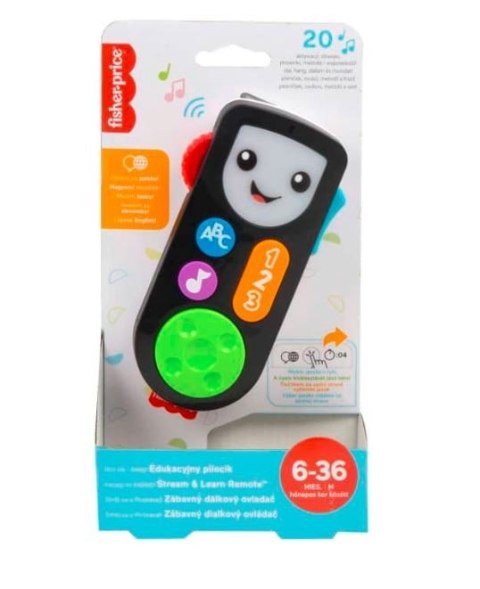 Zabawka interaktywna ucz się i śmiej - edukacyjny pilocik