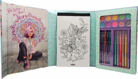 Zestaw kreatywny mandala brokat