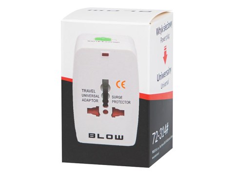 72-314# Wtyk sieciowy uniwersalny/europe biały