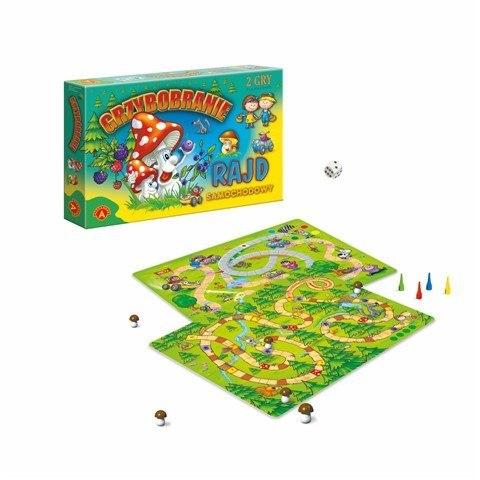 Gra grzybobranie - rajd samochodowy Gra grzybobranie - rajd samochodowy