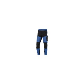 Spodnie z elementami stretch nieb.-czarne, "3xl", ce,lahti