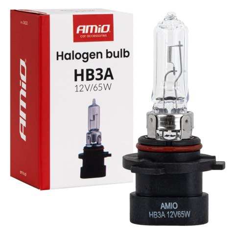 Żarówka halogenowa hb3a 9005xs 12v 65w p20d amio-04520 Żarówka halogenowa hb3a 9005xs 12v 65w p20d amio-04520