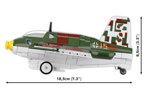 Klocki messerschmitt me 163b komet 543 elementów