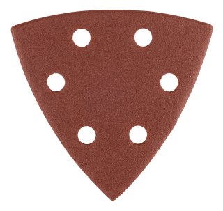 Papiery ścierne delta na rzep 93 x 93 mm, P60, 5 szt., z 6 otworami