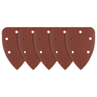 Papiery ścierne żelazko, na rzep 98 x 140 mm, P240, 5 szt., z 5 otworami