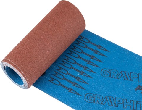 Płótno ścierne w rolce 2,5 m x 115 mm, P180 Płótno ścierne w rolce 2,5 m x 115 mm, P180