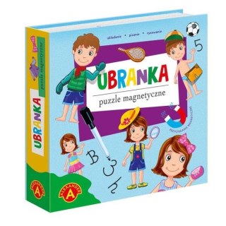 Puzzle magnetyczne ubranka