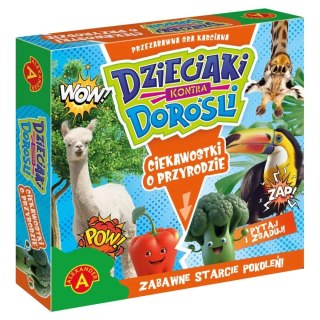 Gra ciekawostki o przyrodzie. dzieciaki kontra dorośli.