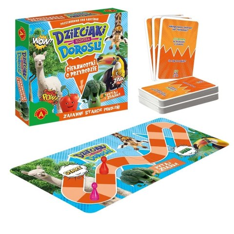 Gra ciekawostki o przyrodzie. dzieciaki kontra dorośli.