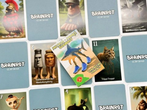 Gra piotruś i pamięć brainrot: tralalero tralala