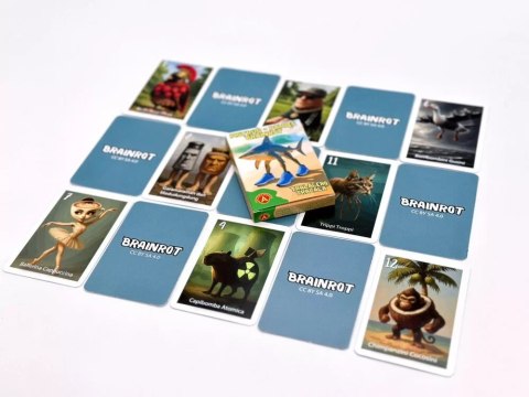 Gra piotruś i pamięć brainrot: tralalero tralala