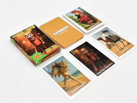 Gra piotruś i pamięć brainrot: tung tung tung sahur