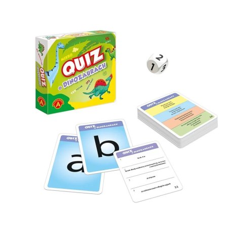 Gra quiz o dinozaurach kieszonkowa gra edukacyjna