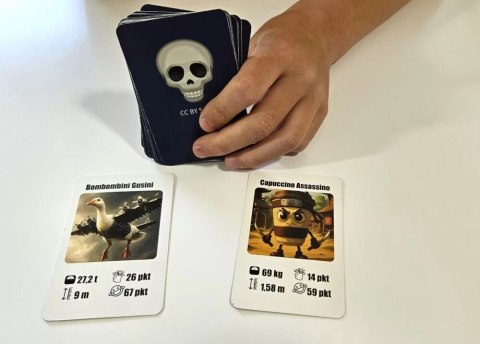 Gra rodzinna gra karciana brainrot - zadymka (crocodillo, tralalero, tsung tsung i inni)