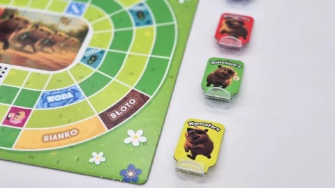 Gra rodzinna gra planszowa kapibary na start