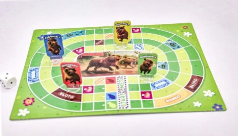 Gra rodzinna gra planszowa kapibary na start