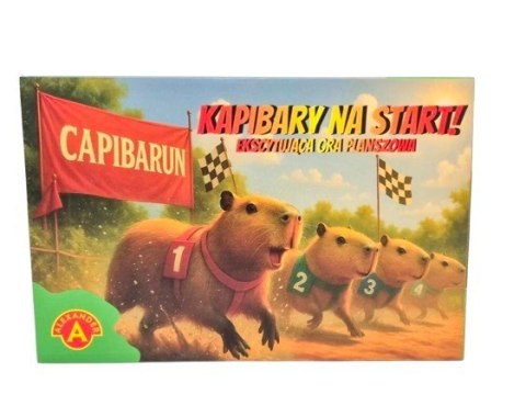 Gra rodzinna gra planszowa kapibary na start