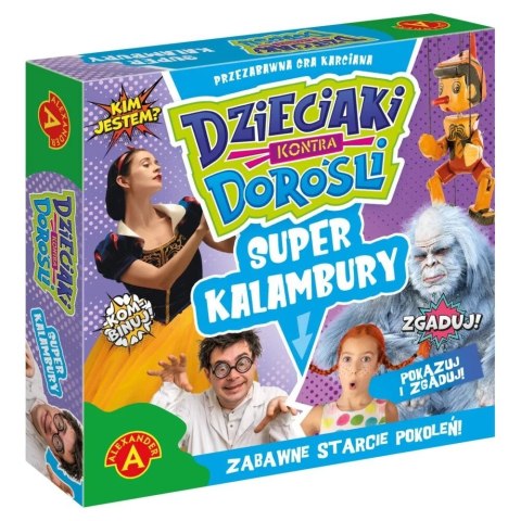 Gra super kalambury. dzieciaki kontra dorośli.