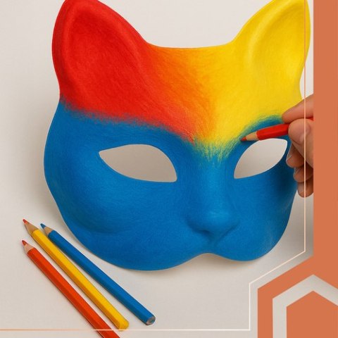 Maska kot DIY 10 szt. Ruhhy 26000